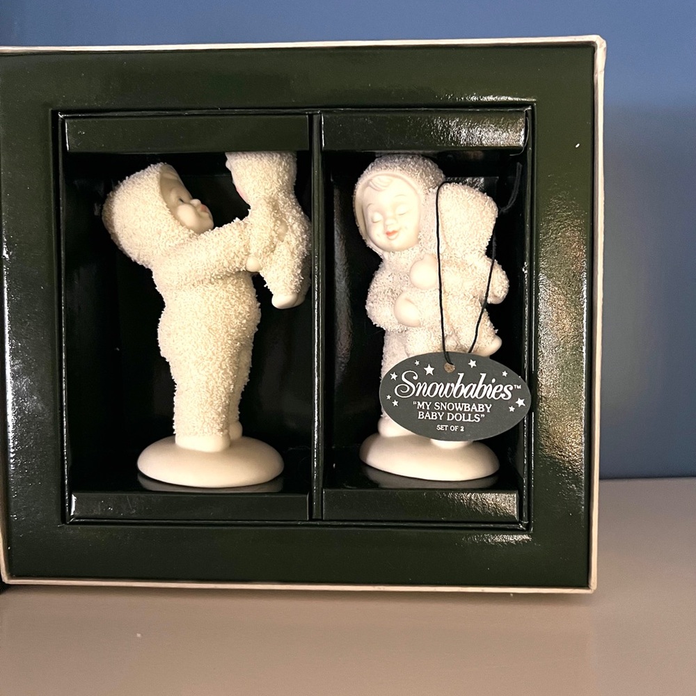 Department 56 RETIRED Snowbabies “My Snowbaby Baby Dolls” # 68919